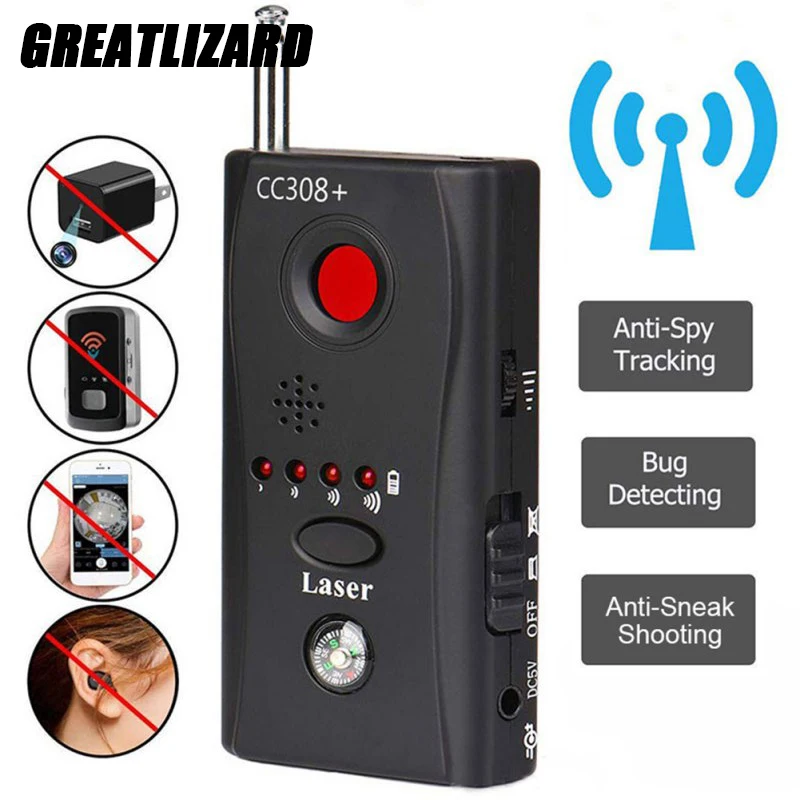 

Беспроводной GPS-трекер с широким диапазоном, антишпионский детектор сигнала, камера GSM, обнаружение жуков для путешествий, защита конфиденц...