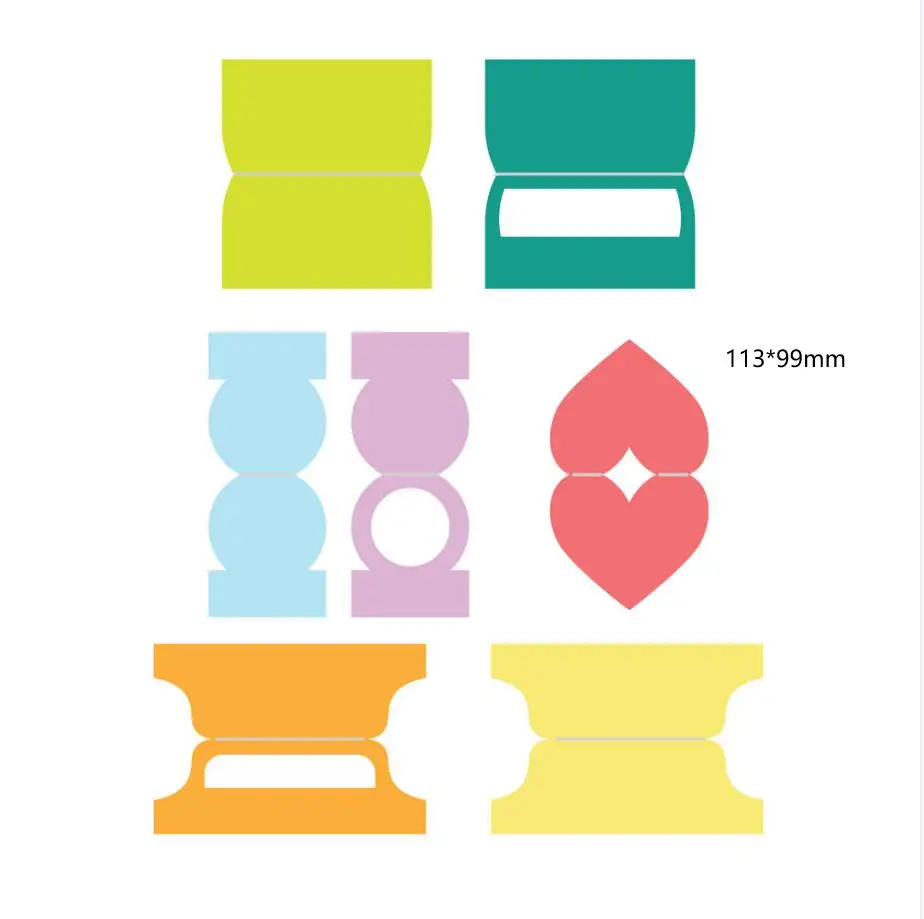 Металлические штампы 2 формы штампованные карты скрапбукинг ремесло нож форма