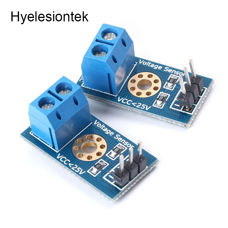 2 шт. датчик напряжения для Arduino детектор напряжения датчик s модуль для Raspberry Pi робот DC 0-25 в модуль датчика напряжения