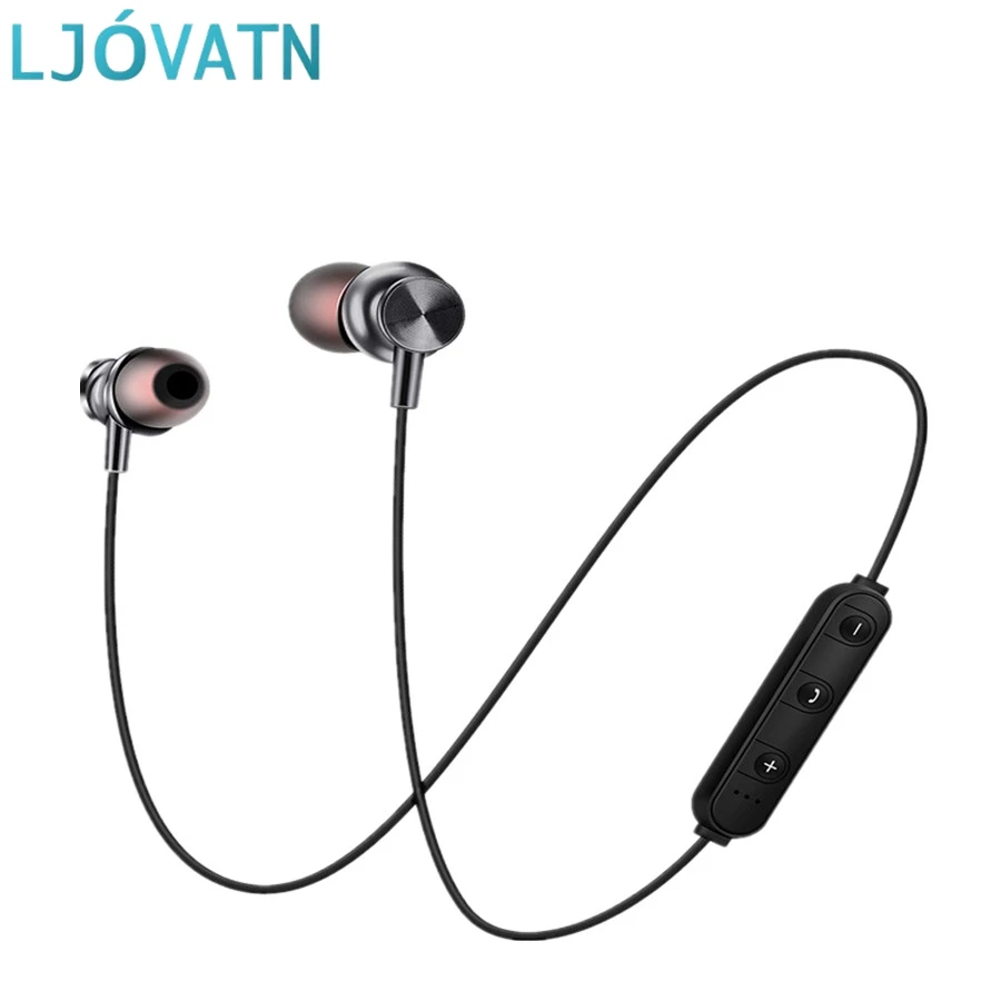 Металлические беспроводные наушники Bluetooth 5 0 с Ушными крючками спортивные