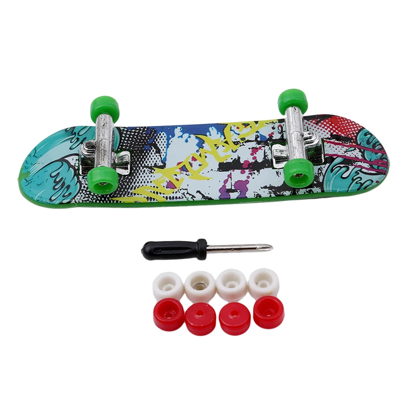 

Random Color Creative Mini Finger Skateboard Fingerboard Alloy Stents Scrub Finger Scooter Skate Boarding Kids Toys Gift