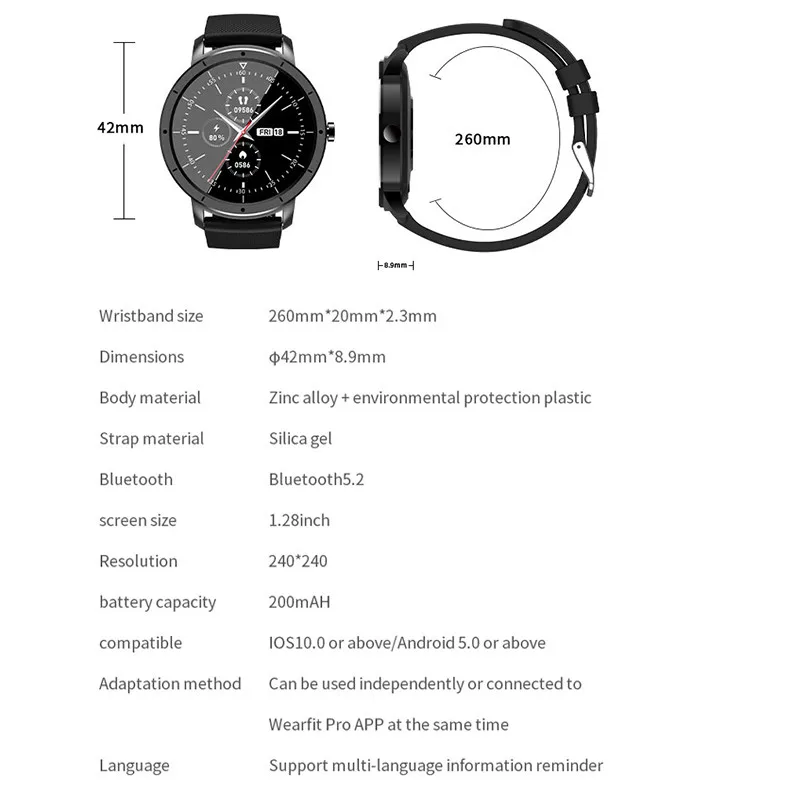 

Newest Hw21 Smart Watch Men Women IP67 Waterproof Sleep Monitor Smartwatch Multifunctional Watches Clock