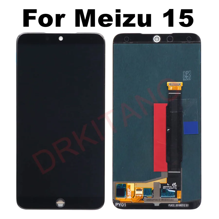 Для Meizu 15 Plus, ЖК-дисплей, сенсорный экран, дигитайзер, панель в сборе для Meizu 15, ЖК-дисплей 15th, 15-серия, экран, замена M881Q, M891Q