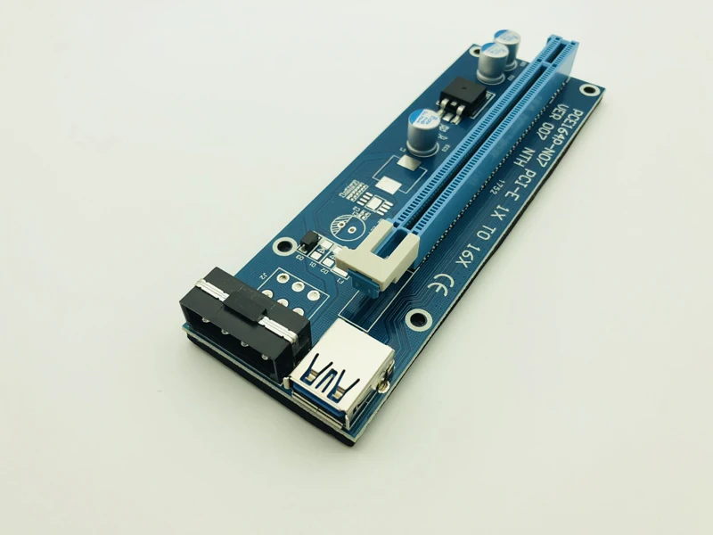 50 шт. VER 007 0 6 м переходная карта pci e PCI Express 1x до 16x слот удлинитель USB 3 кабель SATA 4Pin