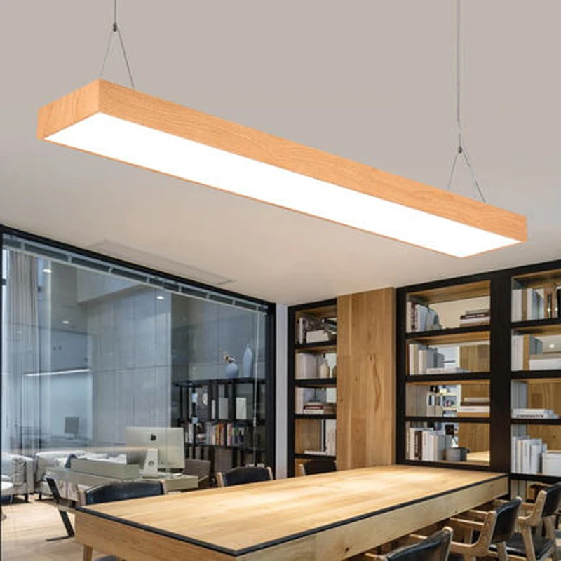 Скандинавский Креативный светодиодный длинный подвесной светильник для