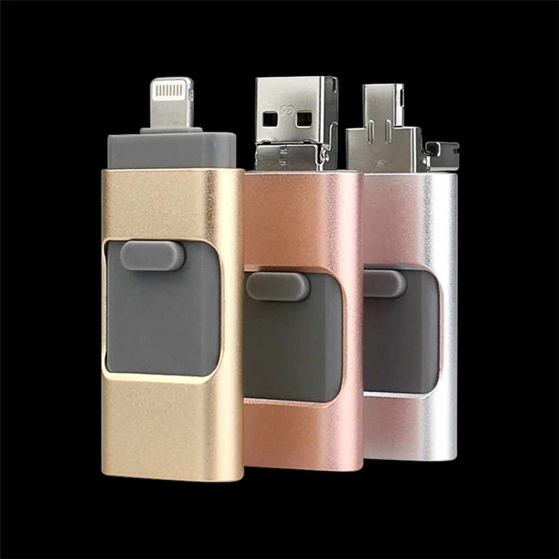 Usb 3 0 OTG флеш-накопитель 128 ГБ 16 32 64 HD de almacenamiento externo memoria para iphone ipad Unidad Flash USB |