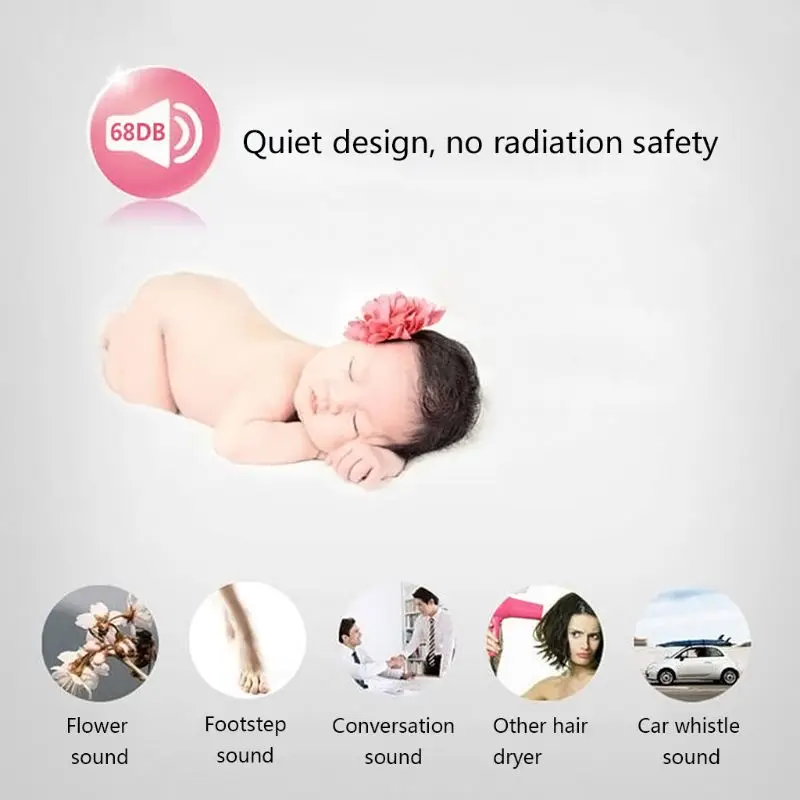 Профессиональный складной фен для волос 1800 Вт тепловая воздуходувка горячий и