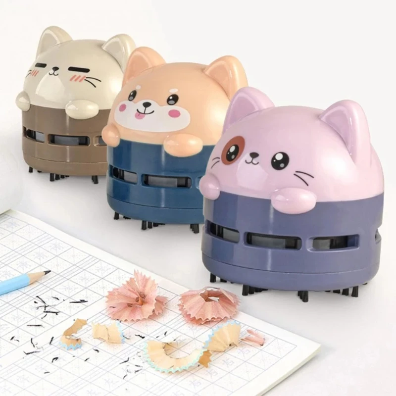 

Mini Wireless Vacuum Cleaner Dust Remover Cartoon Animal Pattern Rechargeable Keyboard Vacuum Cleaner