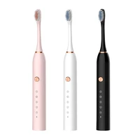 electric toothbrush with 2 brush heads cleaning 5 modes waterproof rechargeable toothbrush for 60 days use for adults kids