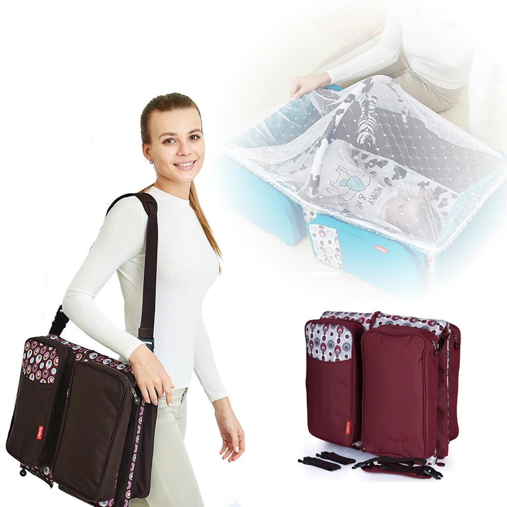 3 в 1 портативная многофункциональная детская кроватка для путешествий Складная