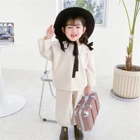 cotton childrens clothes set baby girls top pants 2pcsset kids spring summer costume teenage girl clothing high quality