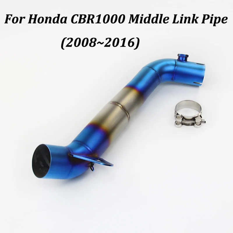 Глушитель выхлопной трубы для мотоцикла среднее звено выхлопная труба из