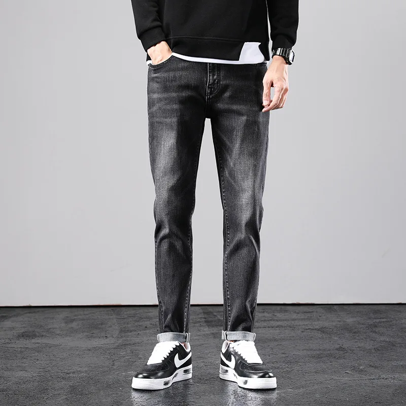 

2021 Spring and Fall Fashion Trend Men's Jeans, Retro Casual Comfortable Stretch Fashion Jeans NZKA11