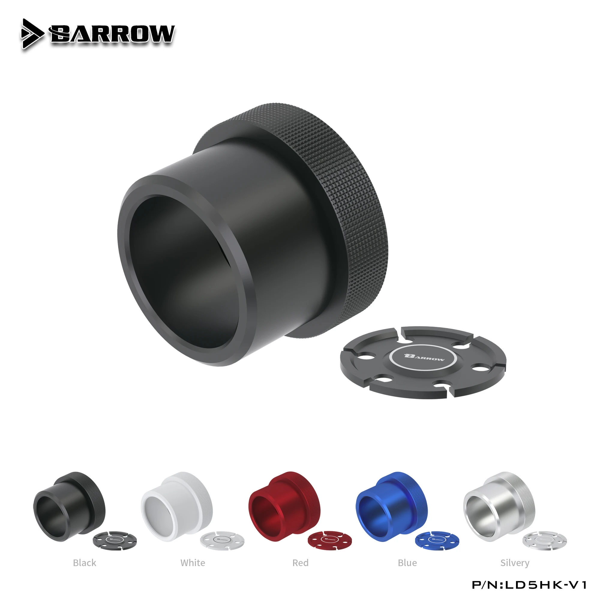 

Barrow water cooler PC D5 water pump special aluminum heatsink top kit for D5/MCP655 pump cover PC water cooling LD5HK-V1