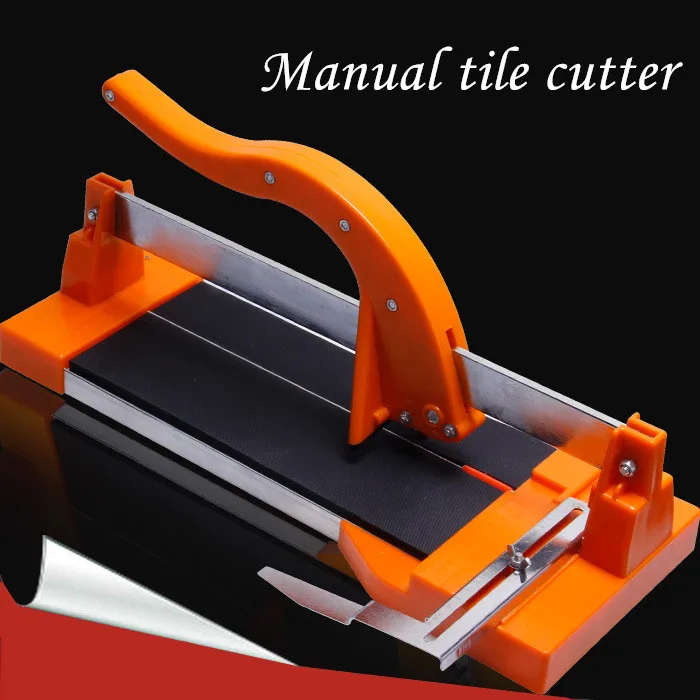 Manual tile cutter External wall tile and floor tile cutting Push knife Lightweight small single track manual cutting 300mm