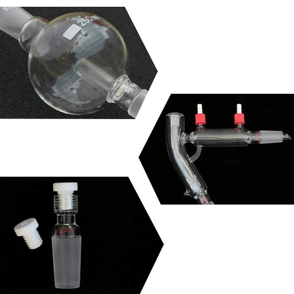 Мини Дистилляция на коротком пути аксессуары лабораторные изделия из стекла