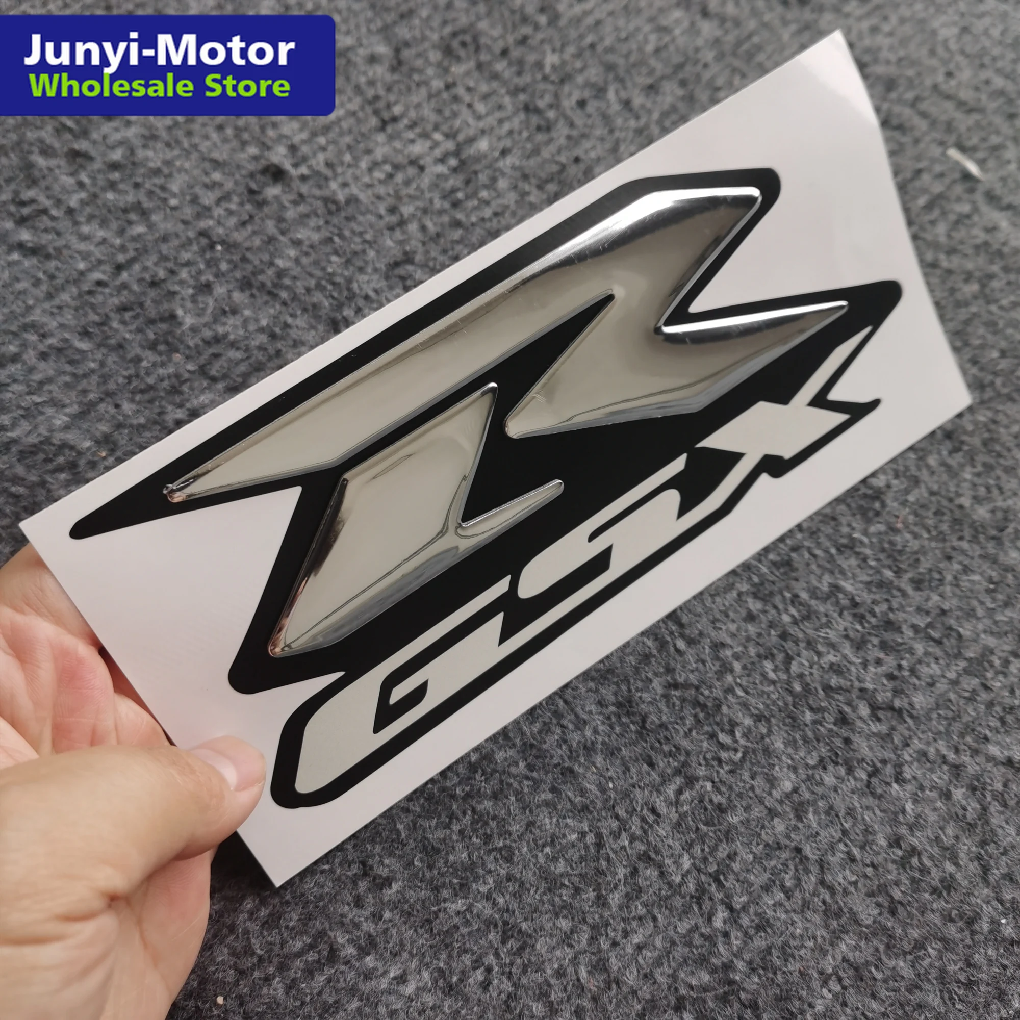 2pcs Silver 3d Fairing Tank Logo Decal Sticker For Suzuki Gsx R Gsxr 600 750 1000 1100 Motorcycle Cruisers Chopper Racing Emblem Buy At The Price Of 9 In Aliexpress Com Imall Com
