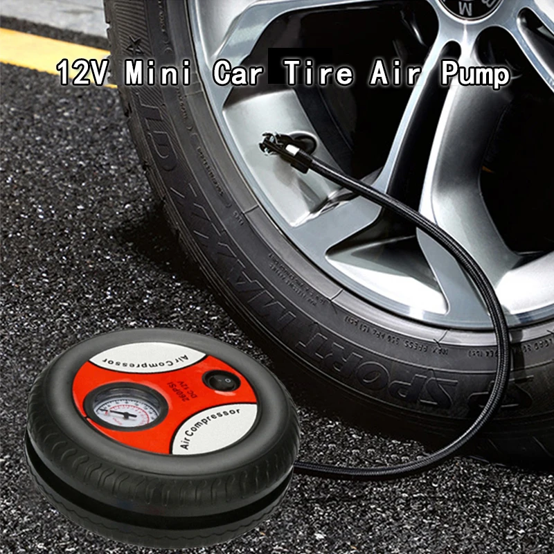 12V Мини шины для легковых автомобилей воздушный компрессор насос 260PSI