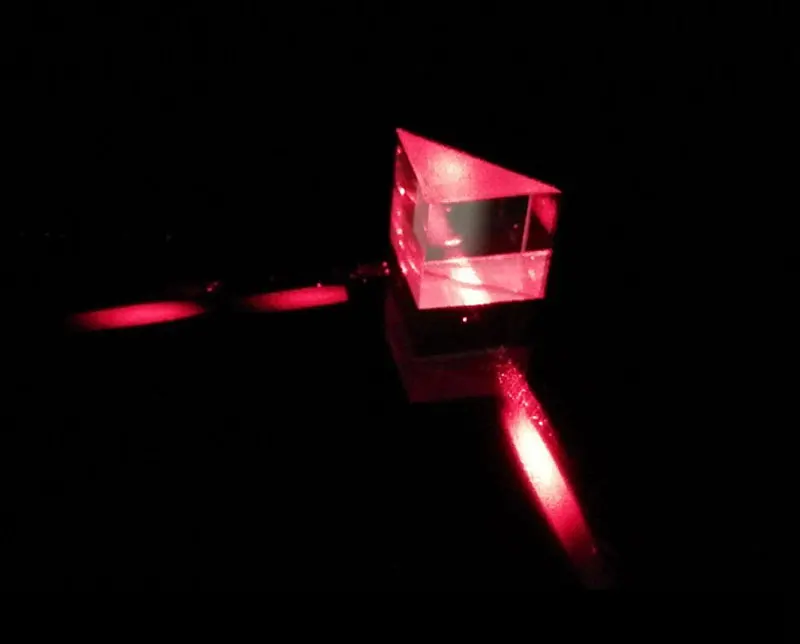 2 шт 10x10x10 мм K9 оптическое стекло правый угол наклона отражающая Призма Оптика экспериментальная Призма