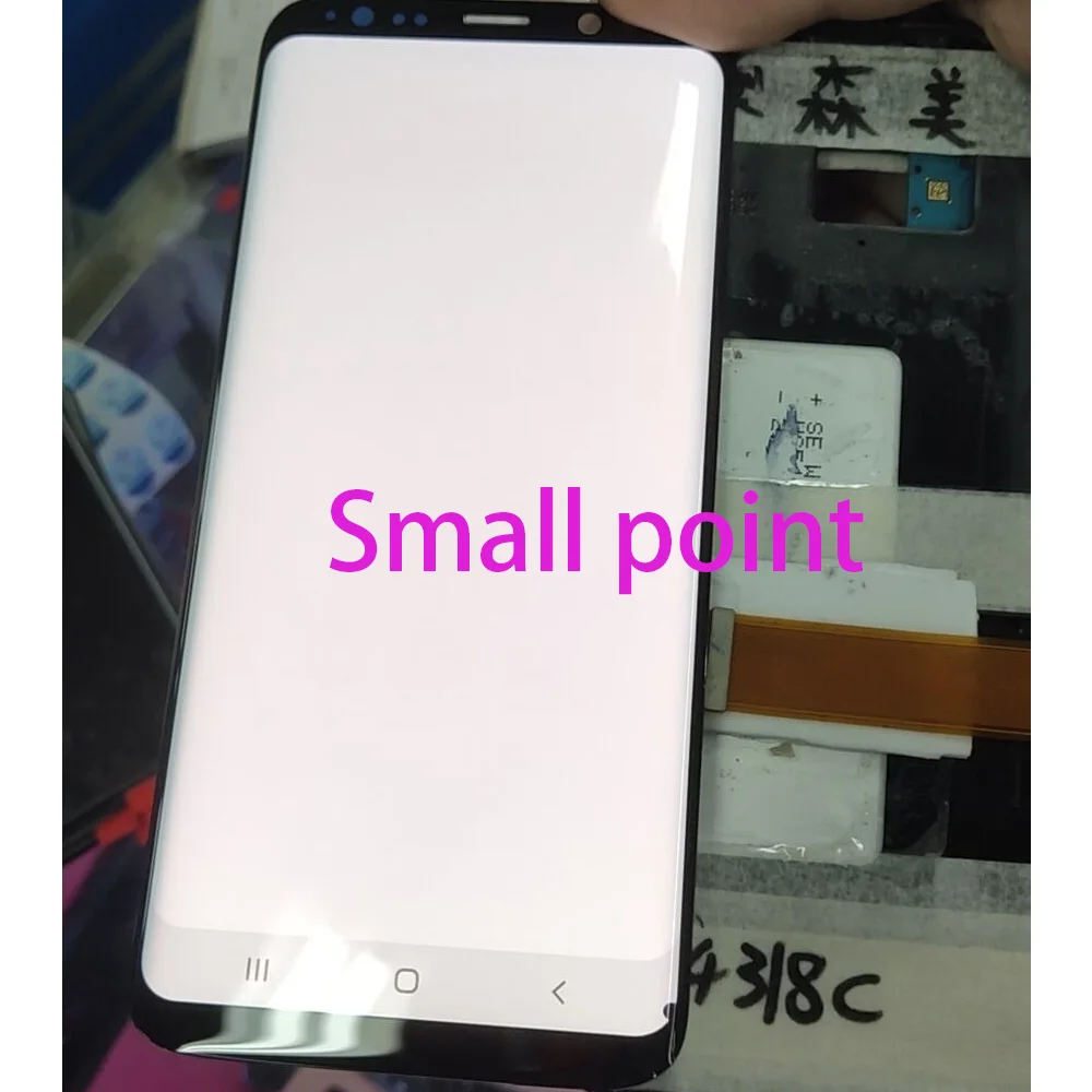 Точки AMOLED без рамки для Samsung Galaxy S8 + G950F G955F S9 S9Plus G960 G965F S10 S10Plus ЖК-дисплей сенсорный