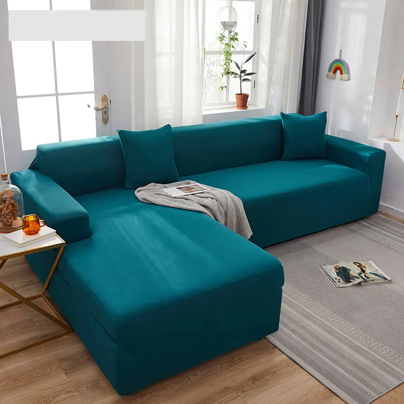 

Elastic Sofa Cover for Living Room Stretch Couch Cover L Shaped Corner Sofas Covers Chaise Longue Sectional Slipcover