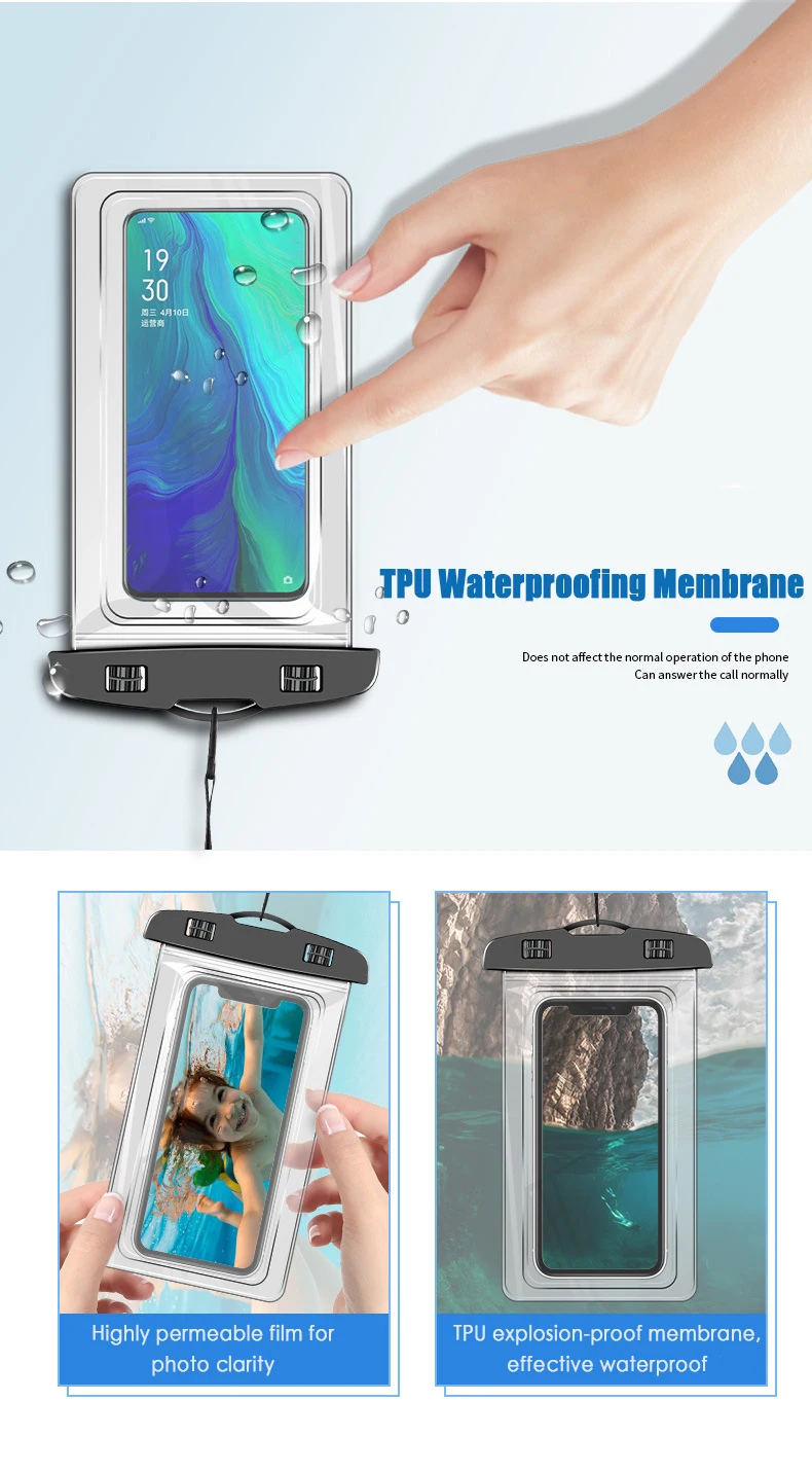 Универсальный Водонепроницаемый Чехол для смартфона чехол плавания