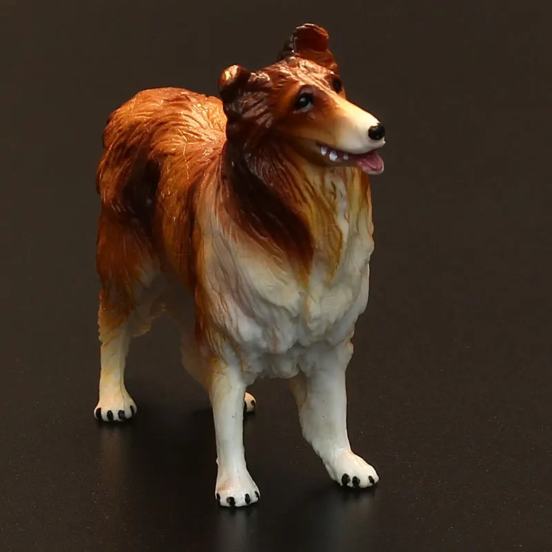 Детская однотонная Фотографическая модель Φ шотландская колли|Игровые фигурки и