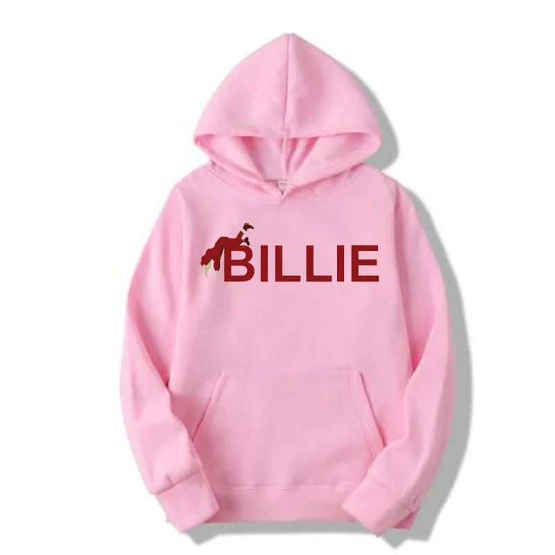 QZHIHE Billie Eilish Fashion Printed Hoodies Women/Men Long Sleeve Hooded Sweatshirts Hot Sale Casual Trendy Streetwear Sweater | Мужская
