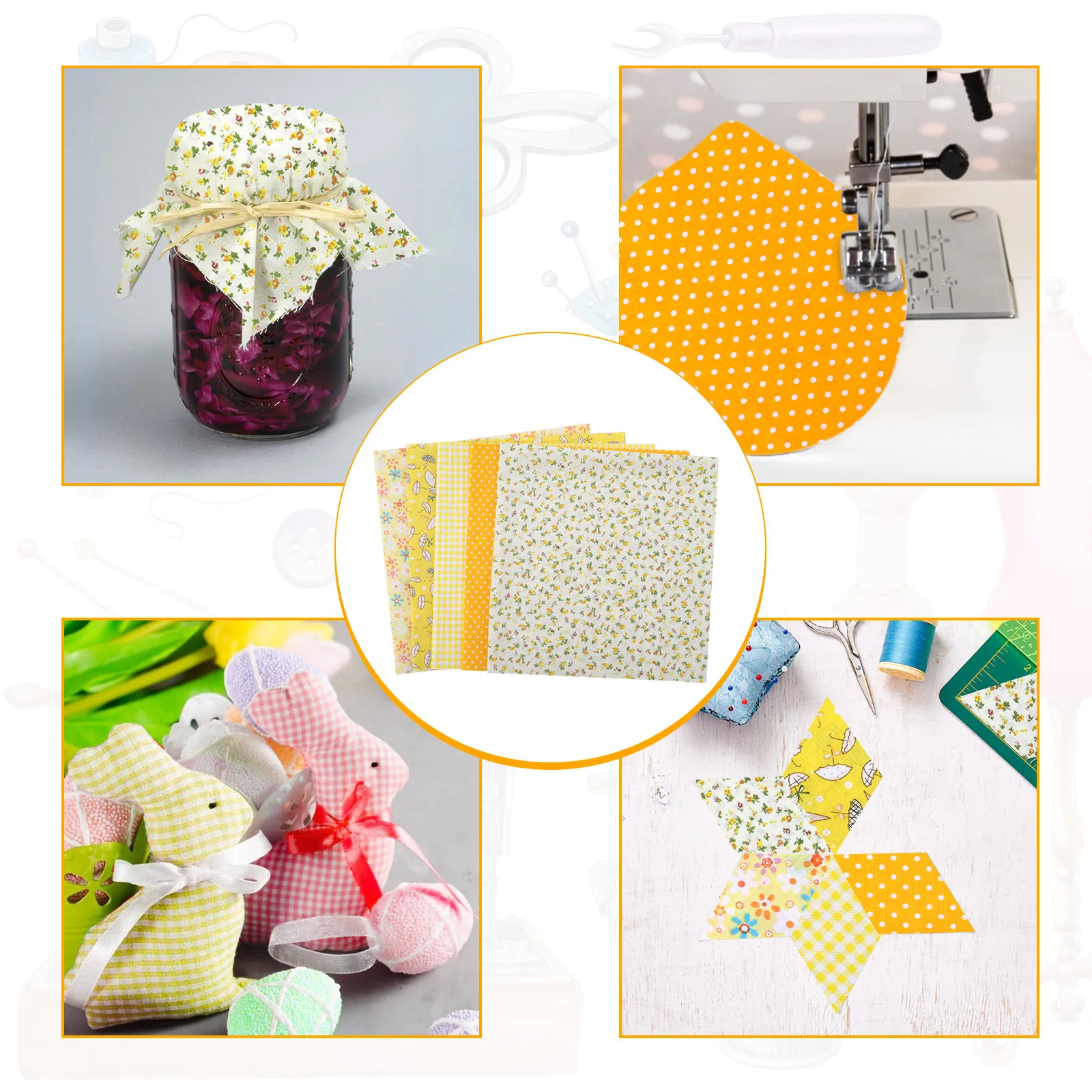 

50cm*50cmCotton Fabric Printed Cloth Sewing Quilting Fabrics for Patchwork Needlework DIY Handmade Material