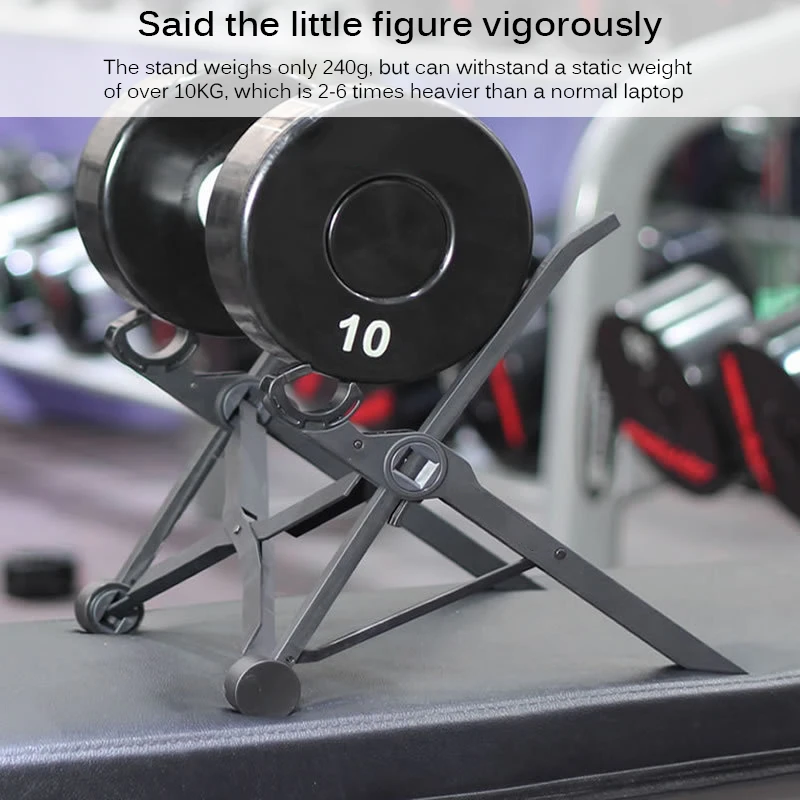 Нескользящее колесо K2 Складная портативная подставка для ноутбука с углом