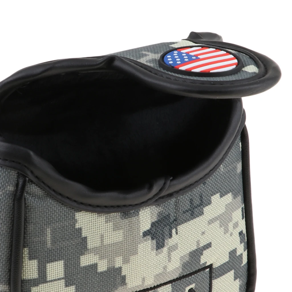 Golf Square Mallet Headcover Putter Cover Sleeve & Magnetic Closure for Golf Clubs