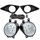 Автомобильная противотуманная фара с крышкой решетки для Corolla 2008 2009 2010 противотумансветильник передний нижний бампер противотуманная фара дальнего света drl аксессуары