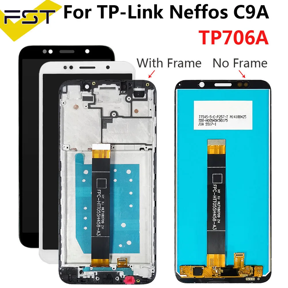 

5.45'' For TP-LINK Neffos C9A TP706A LCD Display Touch Screen Digitizer Assembly For TP-LINK C9A Display