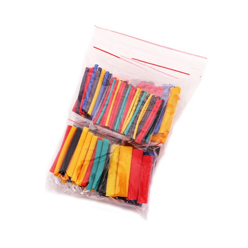 

164pcs/box Heat Shrink Tube Kit Shrinking Assorted Polyolefin Insulation Sleeving Heat Shrink Tubing Wire Cable 8 Sizes