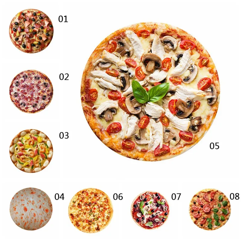 Креативное одеяло создание еды пицца гамбургеры Комфортный коврик идеально