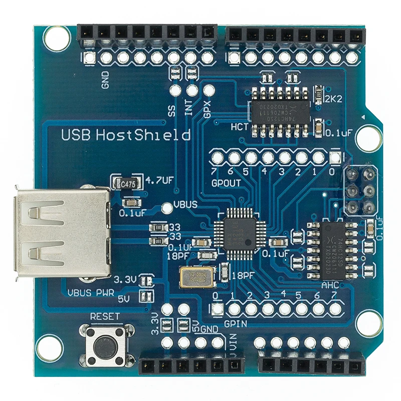 

Щит хоста USB 2,0 для Arduino UNO MEGA ADK, совместимый с Android ADK, плата электронного модуля «сделай сам»