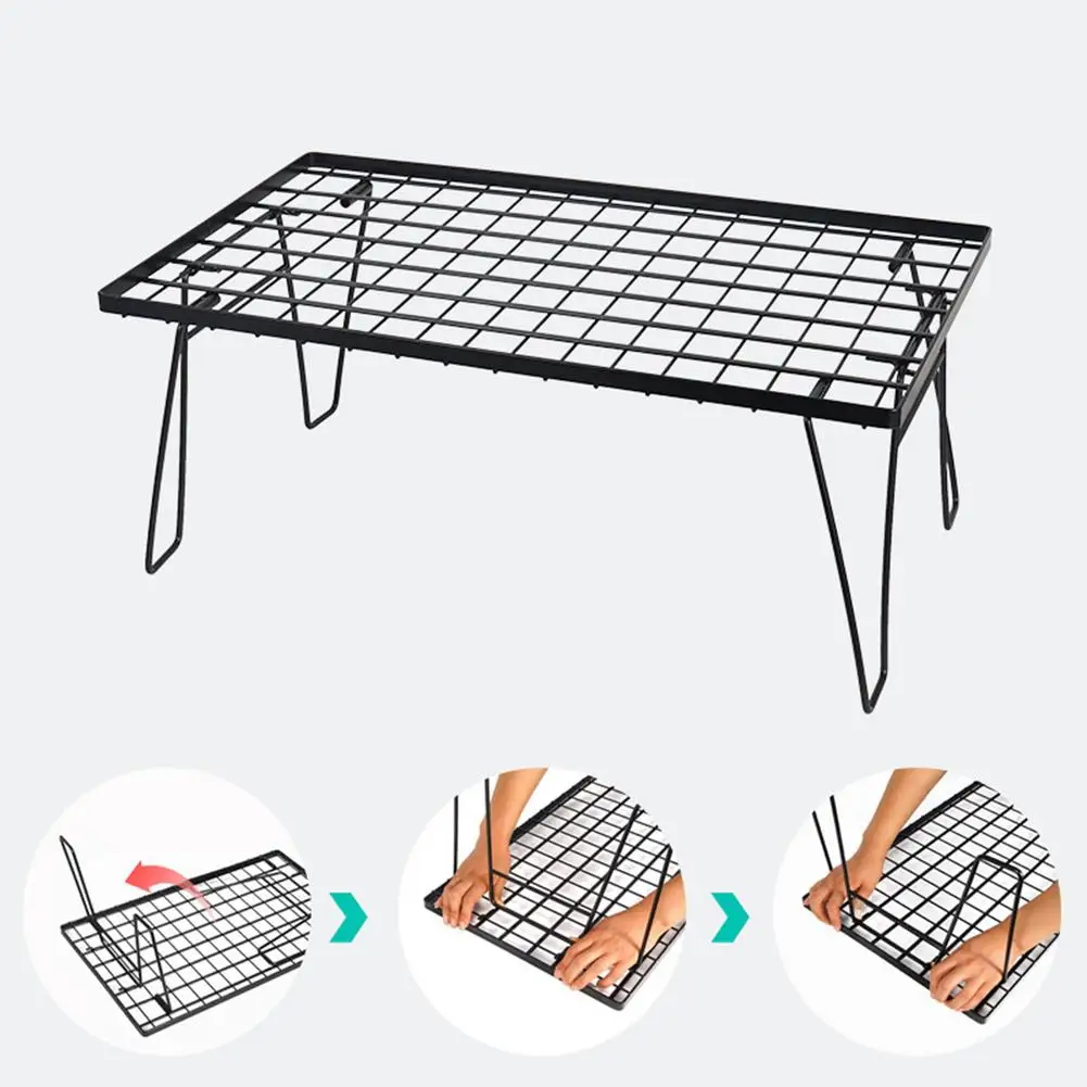 

Portable Stainless Steel BBQ Grill Folding BBQ Grill Mini Pocket BBQ Grill Barbecue Accessories For Home Park Use