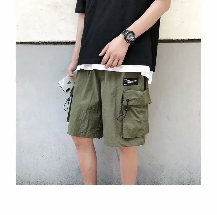 

Summer New Men Shorts Sweat Hip Hop Streetwear Summer Military Cotton Mens Bermuda Shorts M-2XL 2020 Cargo Mens Short Shorts