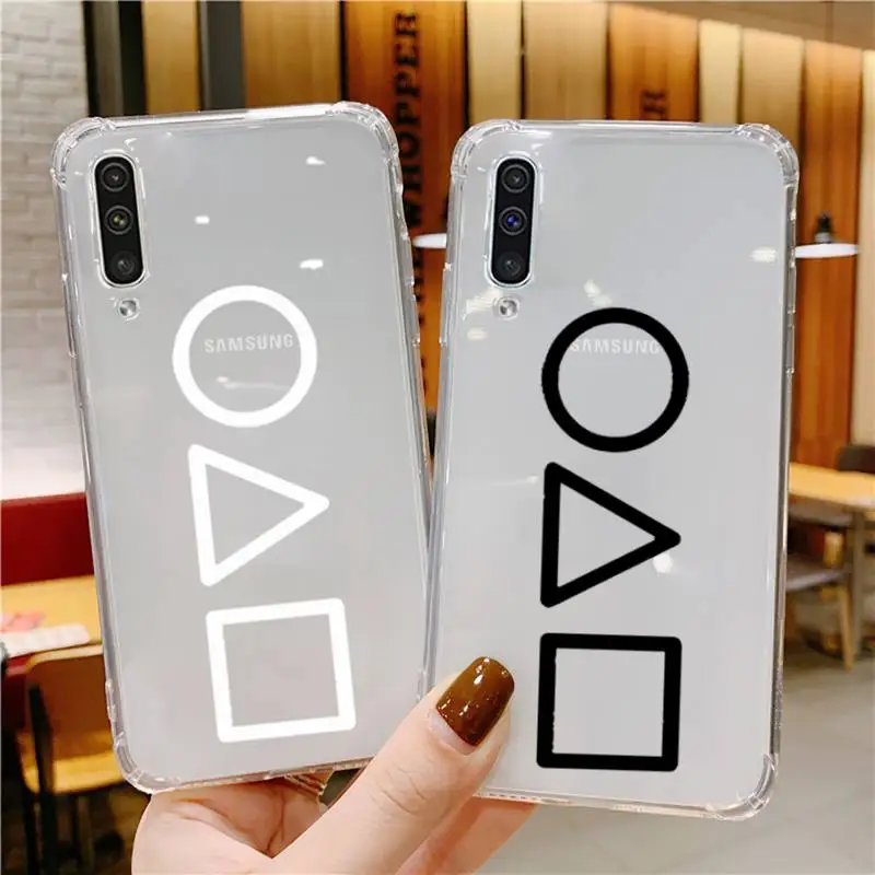 

Squid Game Round Six Phone Case For Xiaomi Mi 11 Ultra Lite 10 Redmi Note 9 8 7 9a K30S K40 Pro Transparent Coque