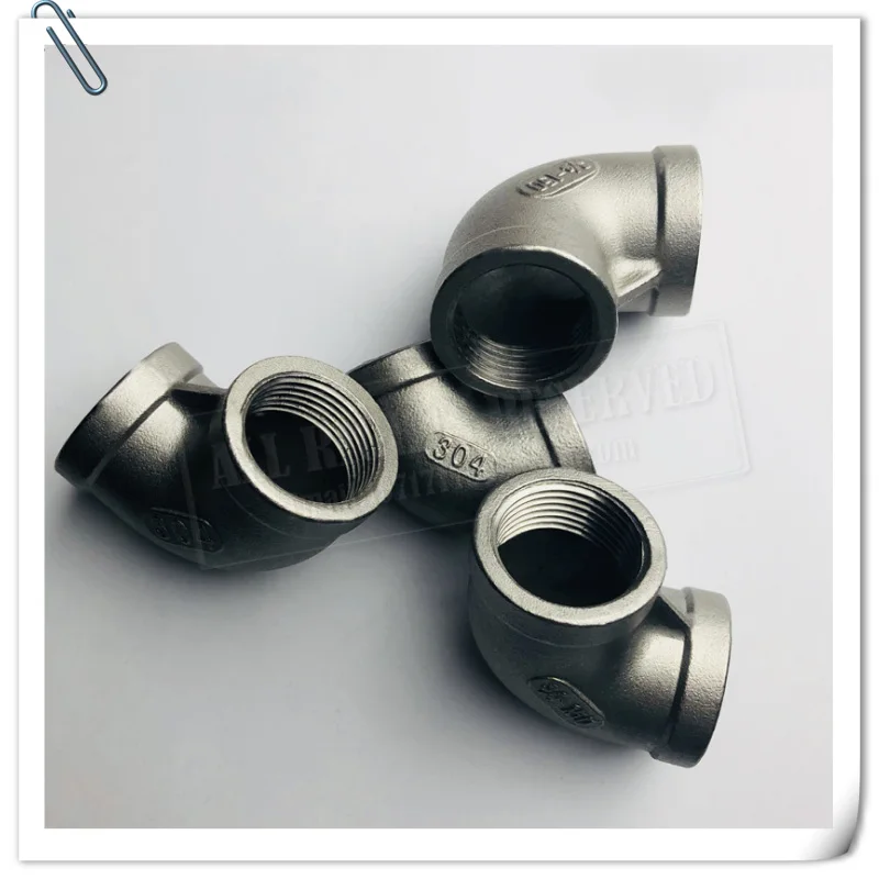 Фитинг для труб из нержавеющей стали 304 Колено 90 градусов класс 150 гнездо 1/2 дюйма