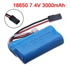 18650 Литий-Полимерный Аккумулятор 7,4 в 3000 мАч для MJX T40 T40C F39 F49 T39 HQ948 HQ957 HQ848 BG1518 Syma 822, запчасти для радиоуправляемых вертолетов, лодок, автомобилей