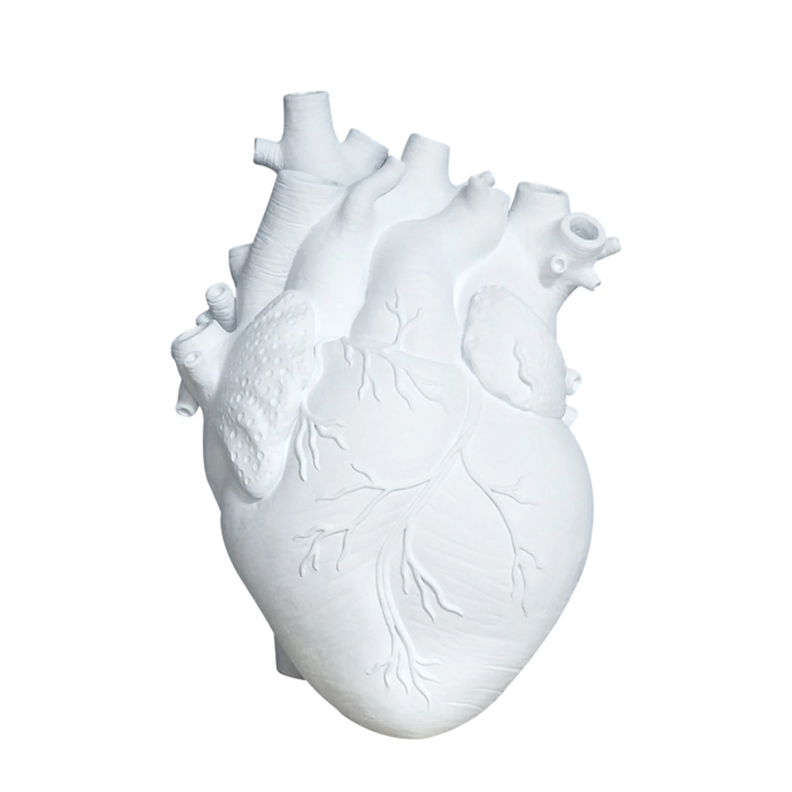 

Creative Planter Pot Simulation Heart Shaped Vase Resin Anatomical Organ Flower Pot Ornament for Home Halloween L9
