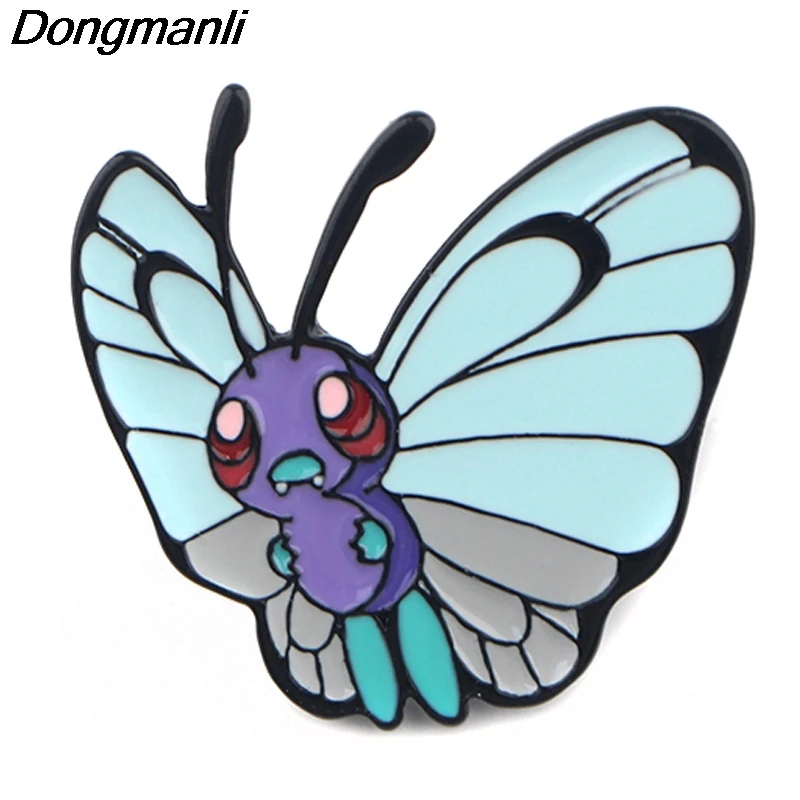 12 P3492 Dongmanli Pet Elf металлические эмалированные булавки и броши для женщин и мужчин нагрудные булавки рюкзак сумки значок детские подарки - Окраска металла: 12