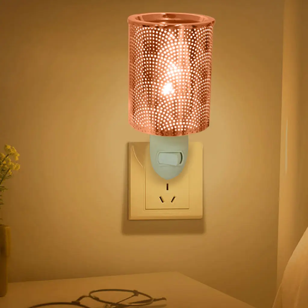 Электрическое масло плавления воска лампа железная Подключаемая ароматическая