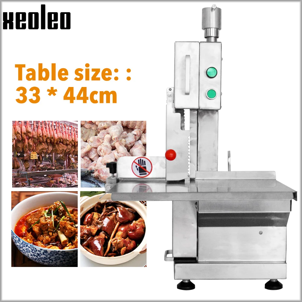 XEOLEO машина для резки кости измельчитель мороженого мяса коммерческих нержавеющей отрезок стали ребра/рыбы/мяса/говядины 110 В/220 В