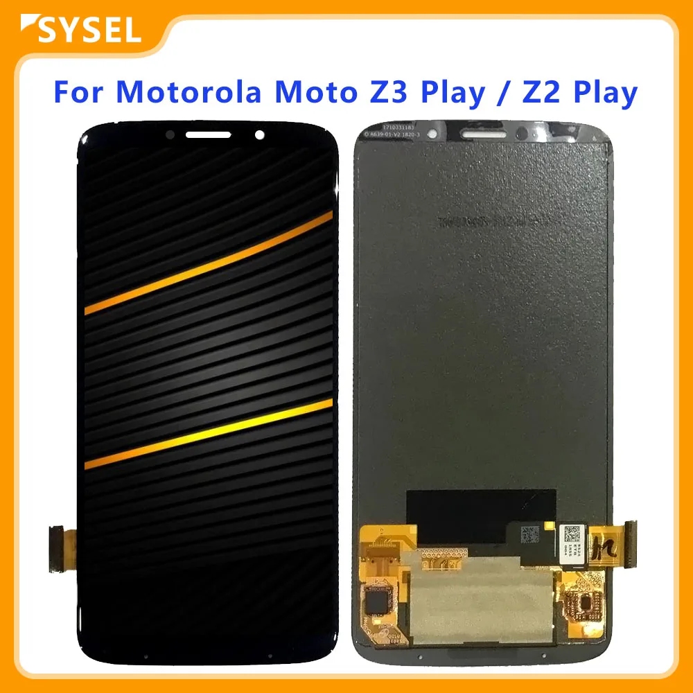 Для Motorola Moto Z3 Play Z2 ЖК дисплей с сенсорной панелью дигитайзер стеклянный сенсор в