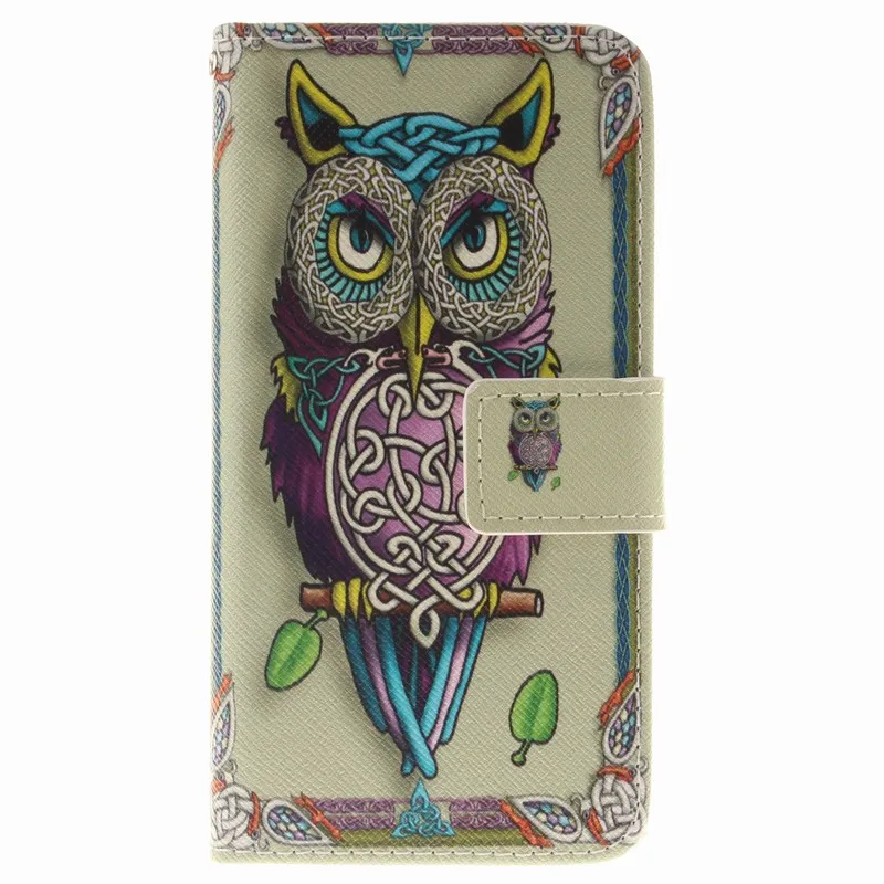 Owl DEEVOLPO кожаный чехол-кошелек для huawei P10 P9 Lite Mini P8 Lite Y3 Y5 Y7 Honor 8 флип-чехол с тигром львом колокольчиком D09F - Цвет: Owl
