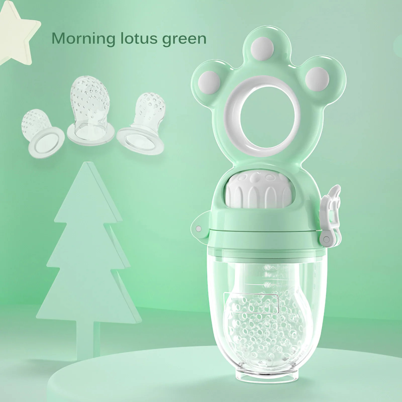 

Baby Fruit Feeder Silicone Infant Teething Toy Comfortable Baby Feeder Easy Use Nipple Teether