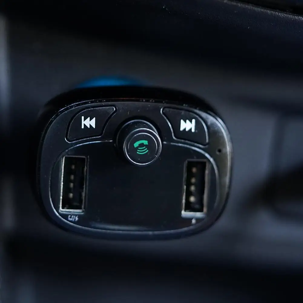 FM-трансмиттер с Bluetooth автомобильный комплект громкой связи mp3-плеер двойным