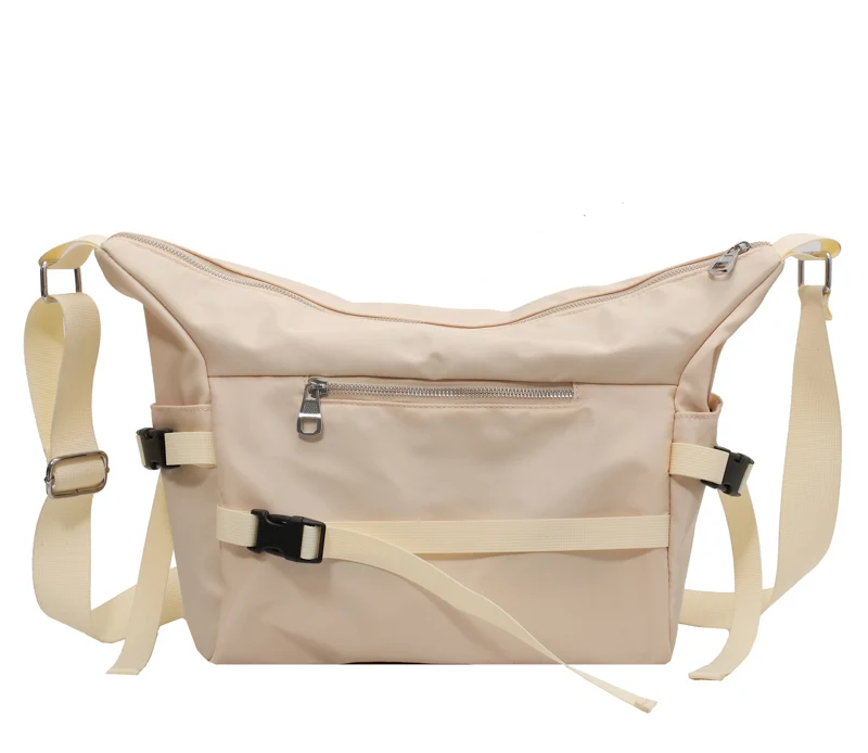 

Capacity Nylon Large Design Big Crossbody Bags for Women 2021 Summer Trend Luxury Fashion Travel Shoulder Handbags Purple
